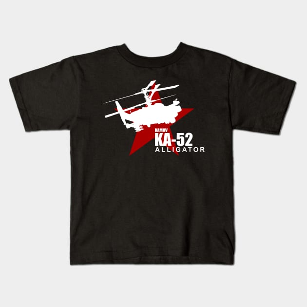 KA-52 Alligator Kids T-Shirt by TCP